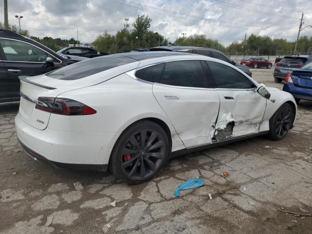  TESLA MODEL S 2015 White