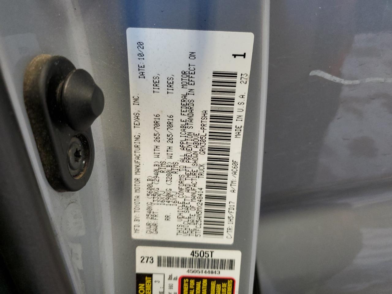 2021 Toyota Tacoma Double Cab VIN: 5TFCZ5AN5MX248414 Lot: 70593024