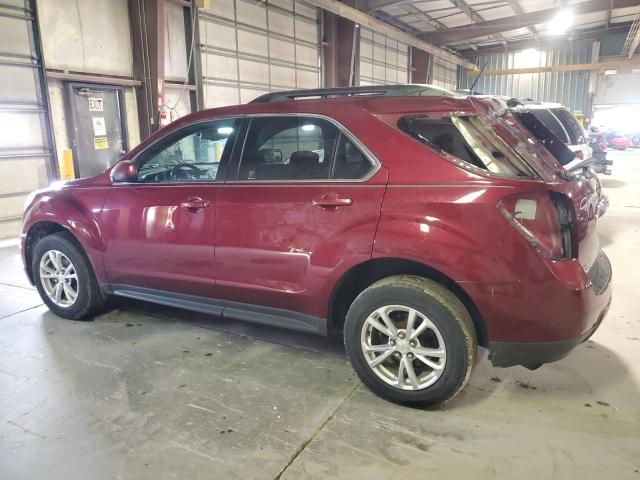  CHEVROLET EQUINOX 2017 Czerwony