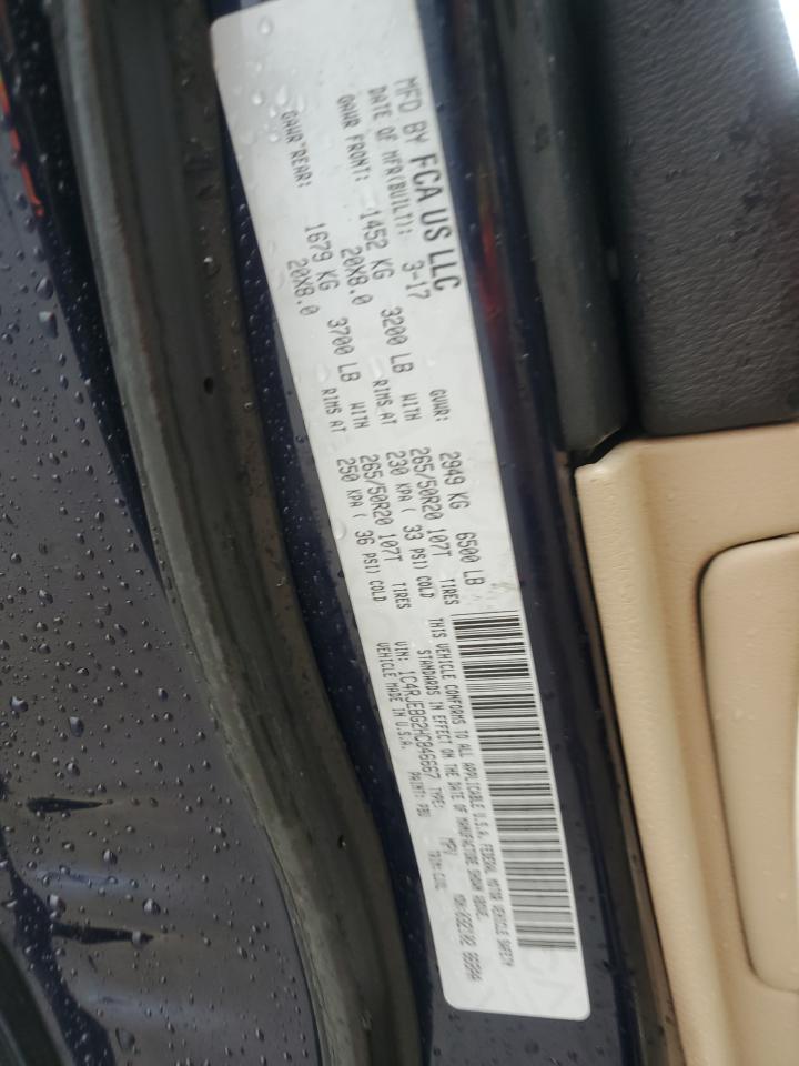 2017 Jeep Grand Cherokee Limited VIN: 1C4RJEBG2HC846667 Lot: 71136054