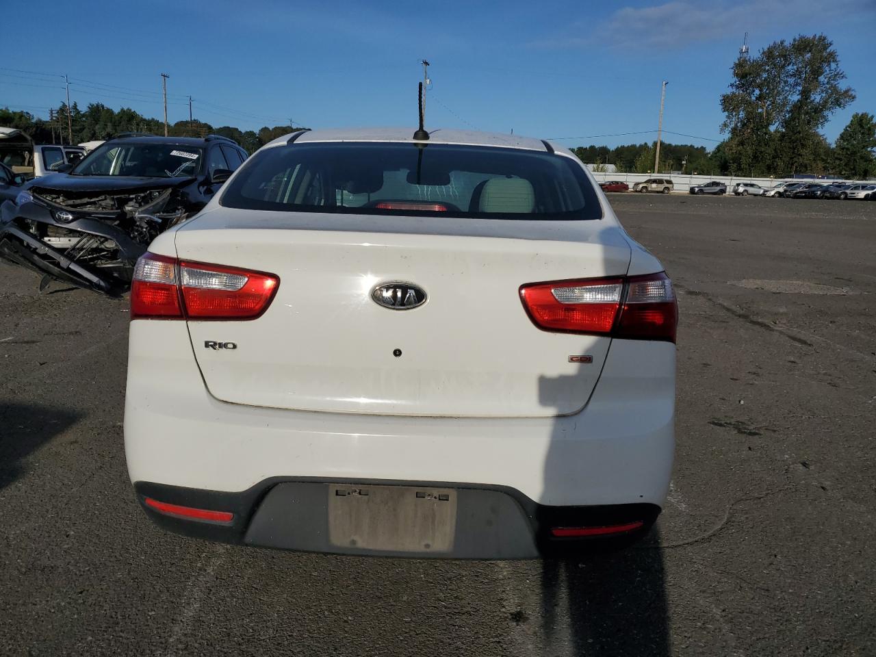 2013 Kia Rio Lx VIN: KNADM4A36D6122657 Lot: 72607894