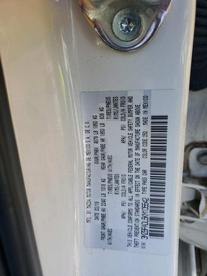 3MZBPADL6KM105542 2019 Mazda 3 Preferred