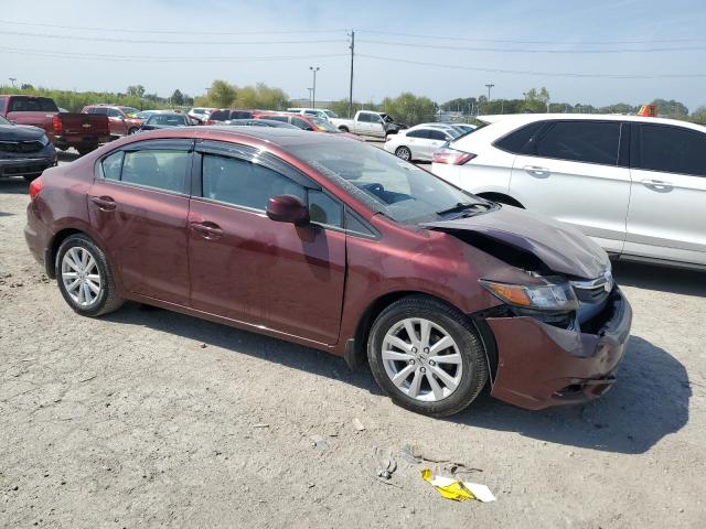  HONDA CIVIC 2012 Burgundy