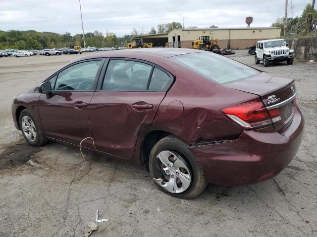  HONDA CIVIC 2015 Burgundy