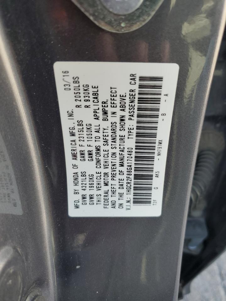 1HGCR2F88GA170480 2016 HONDA ACCORD - Image 12