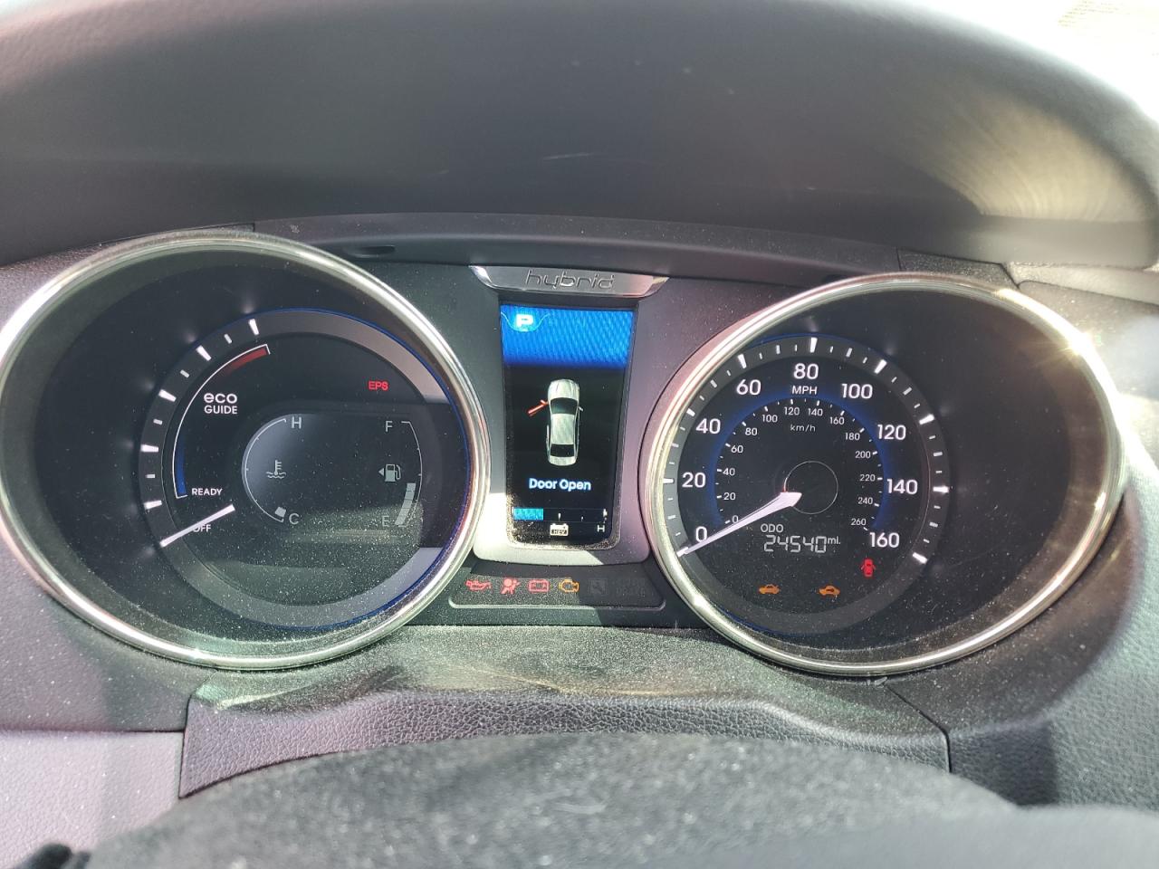 KMHEC4A49CA027309 2012 Hyundai Sonata Hybrid