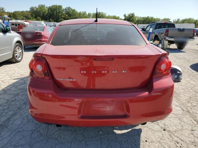 Sedans DODGE AVENGER 2013 Red