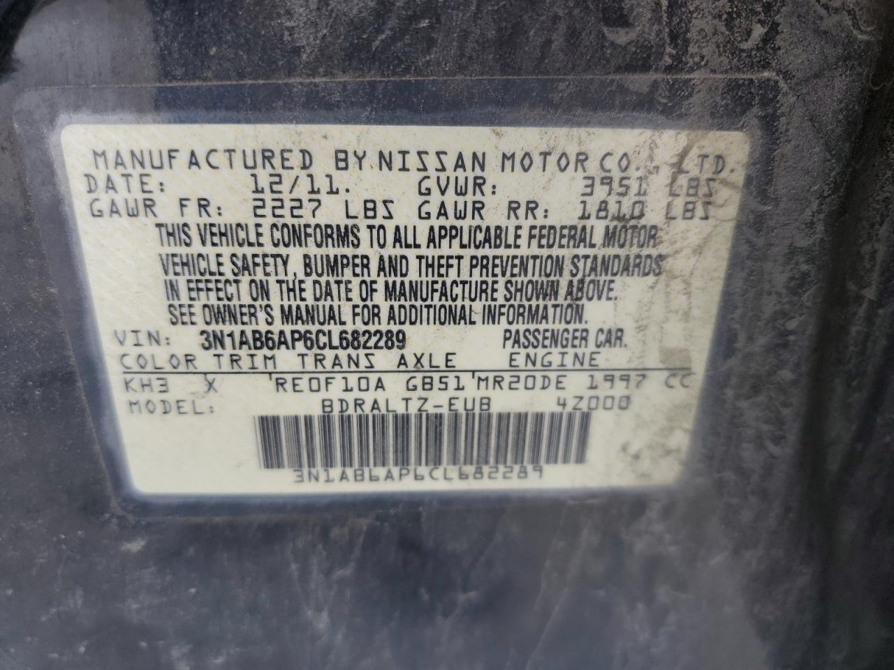 2012 Nissan Sentra - Image 13