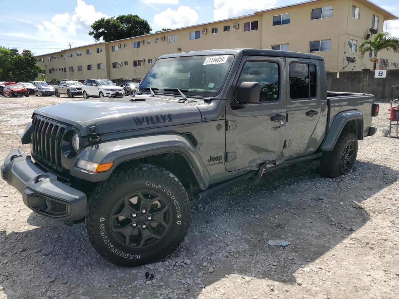 2022 Jeep Gladiator Sport VIN: 1C6HJTAG5NL130317 Lot: 71194054