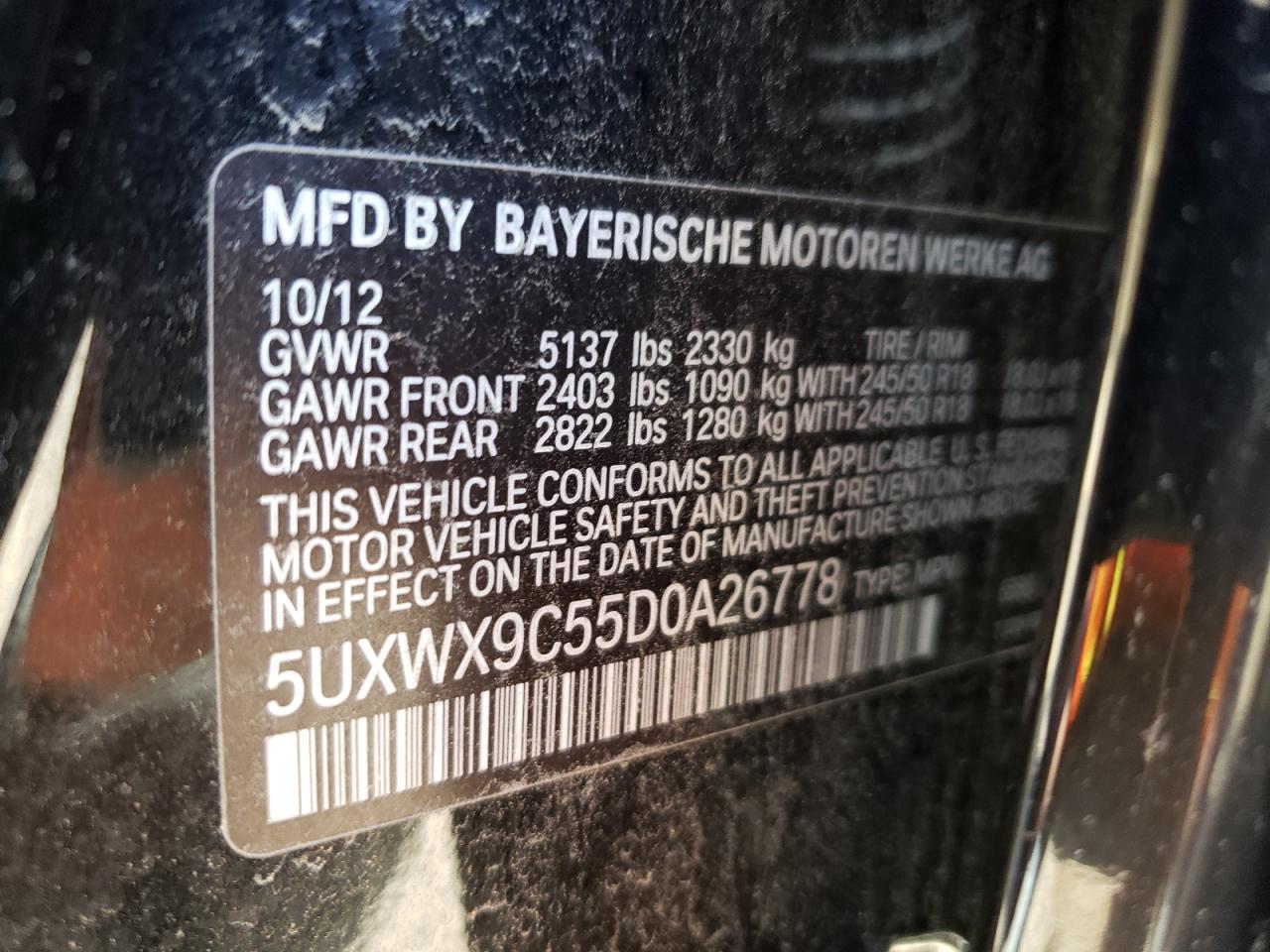 5UXWX9C55D0A26778 2013 BMW X3 xDrive28I