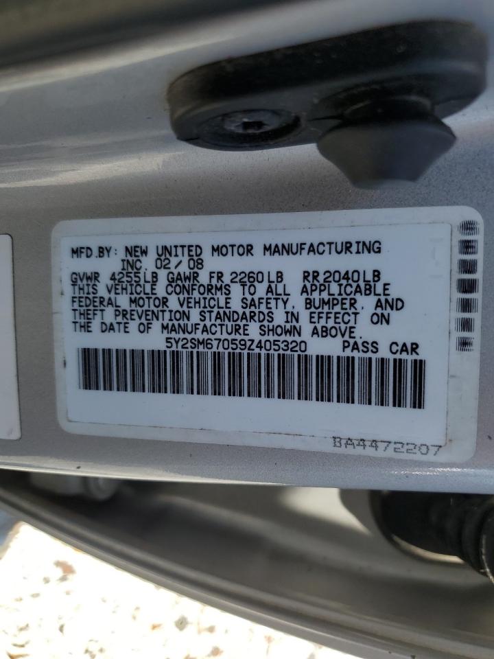 5Y2SM67059Z405320 2009 Pontiac Vibe