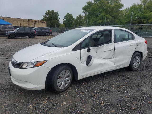  HONDA CIVIC 2012 White