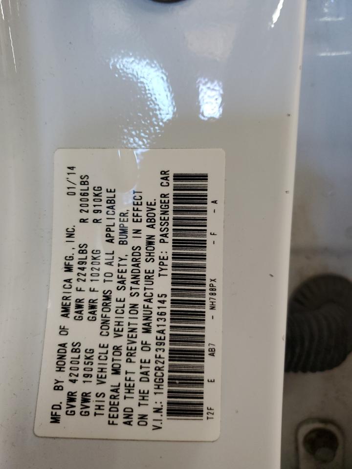 1HGCR2F39EA136145 2014 Honda Accord Lx