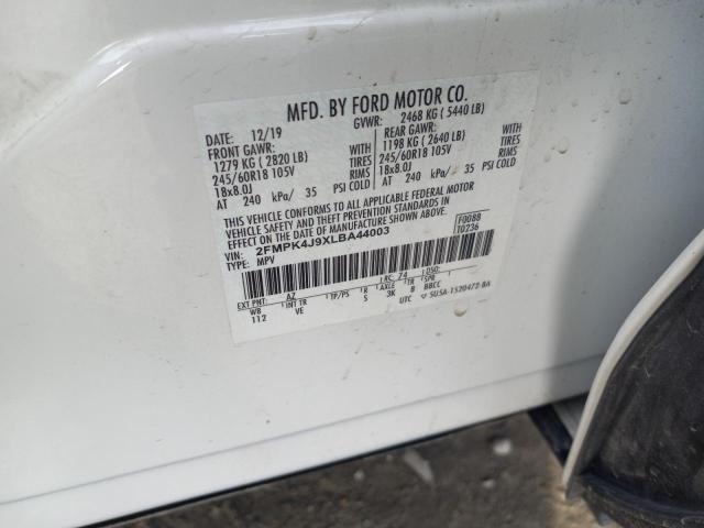 2FMPK4J9XLBA44003 Ford Edge SEL 12