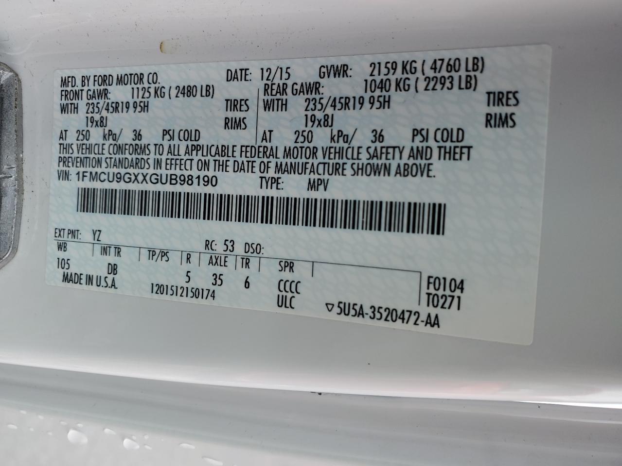 2016 Ford Escape - Image 12