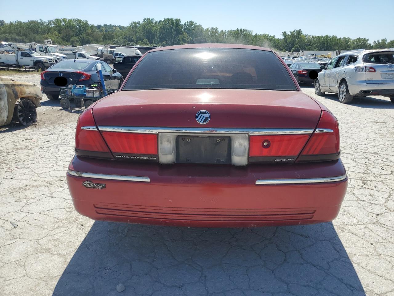 2001 Mercury Grand Marquis Ls VIN: 2MEFM75W01X655586 Lot: 69728884