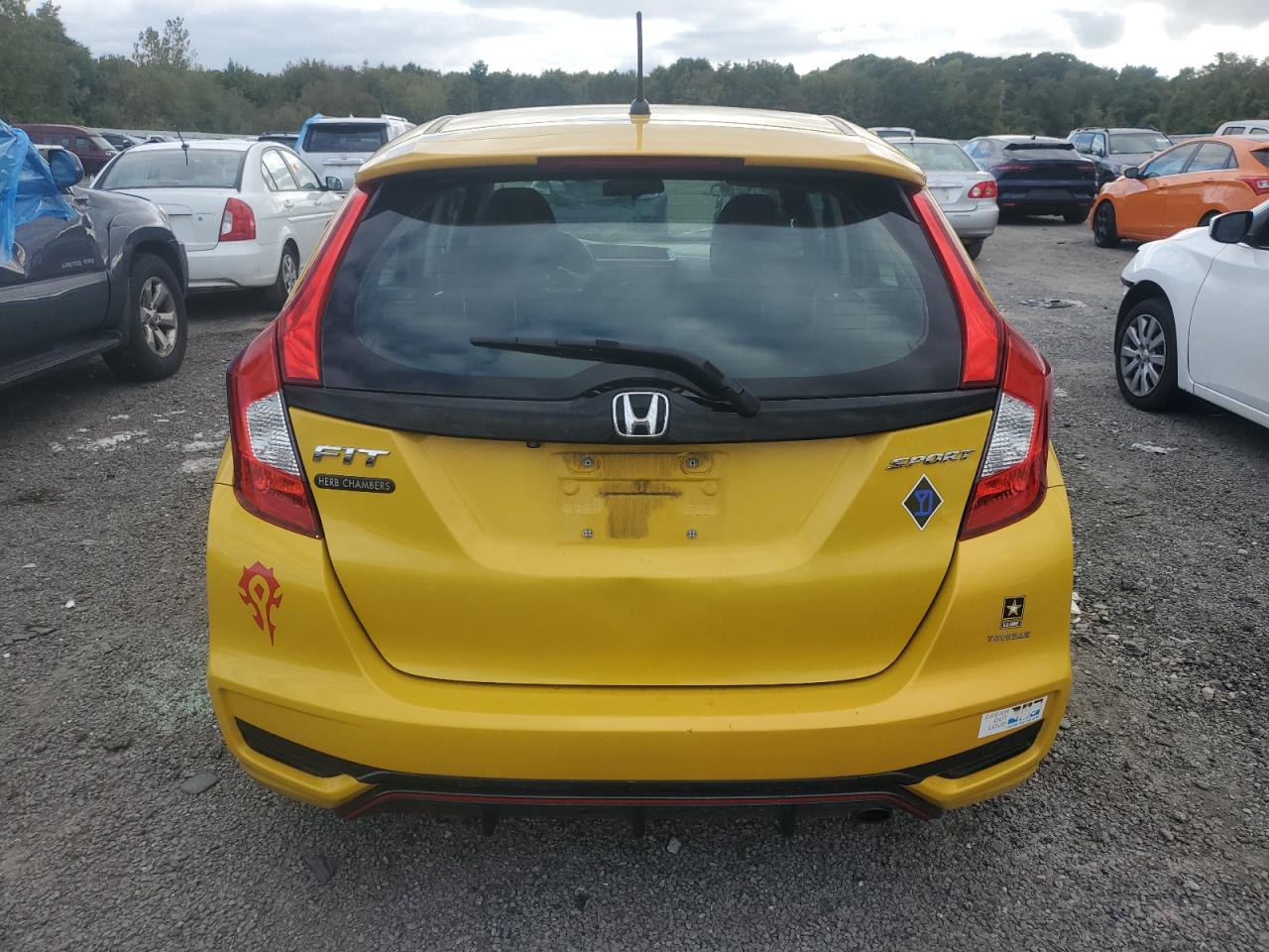 2018 Honda Fit Sport VIN: 3HGGK5H75JM715170 Lot: 71087744