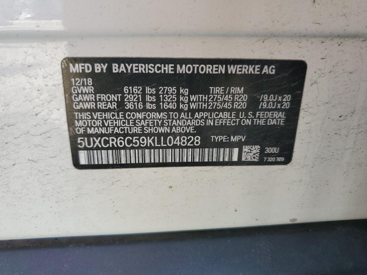 5UXCR6C59KLL04828 2019 BMW X5 - Image 13