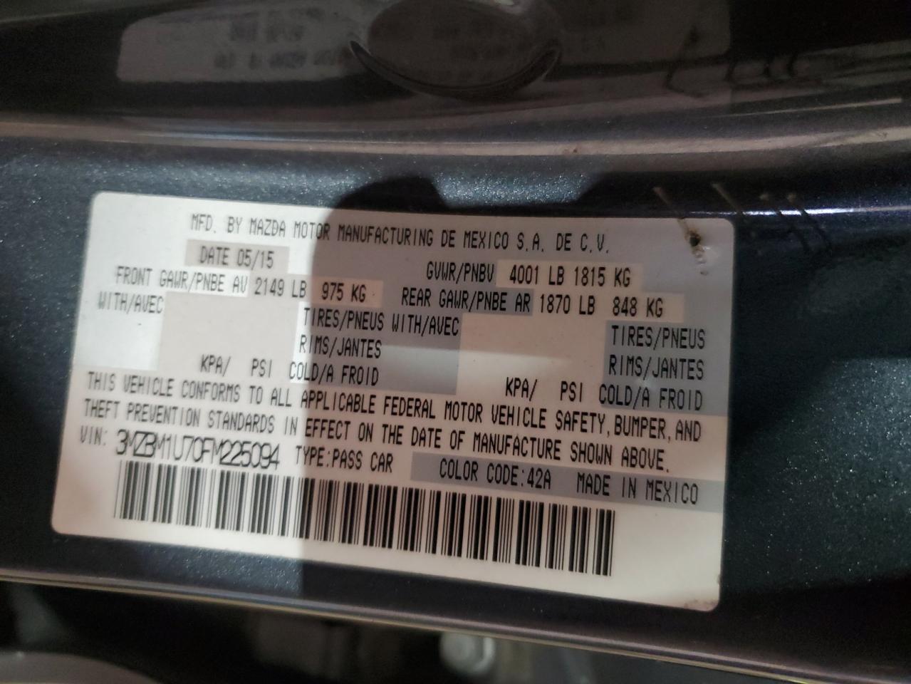 2015 Mazda 3 - Image 12