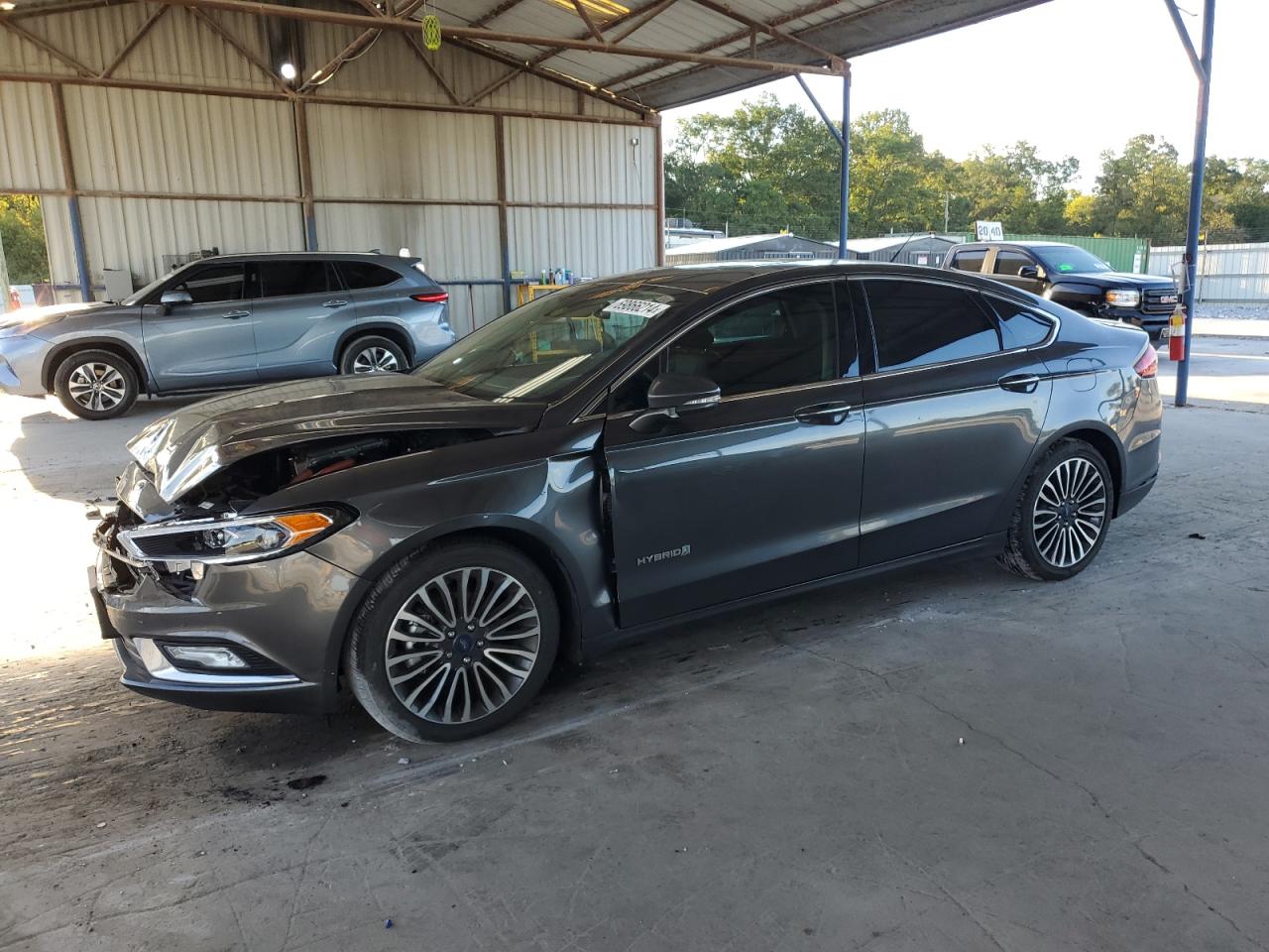 2017 Ford Fusion Titanium Hev VIN: 3FA6P0RU5HR397170 Lot: 69866214