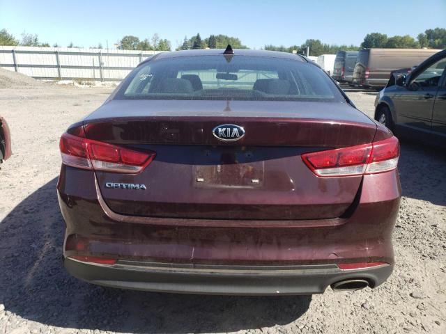 Sedans KIA OPTIMA 2016 Burgundy