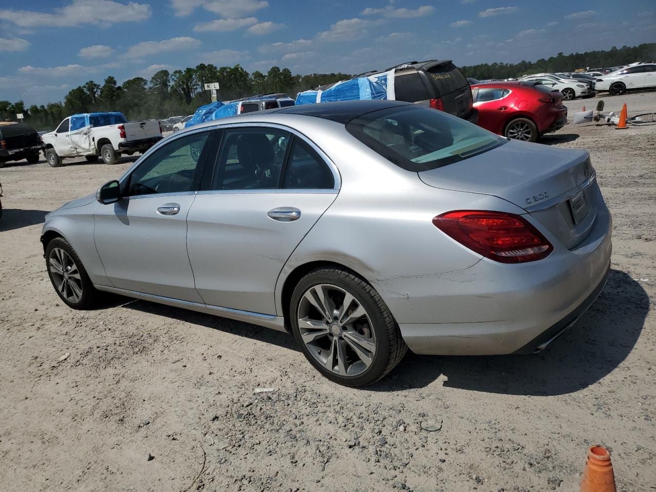 55SWF4KB2FU000668 2015 MERCEDES-BENZ C CLASS - Image 2