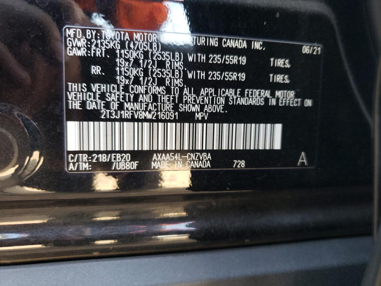 2021 Toyota RAV 4 - Image 12