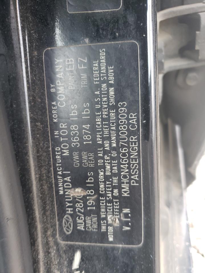 KMHCN46C67U089093 2007 Hyundai Accent Gls