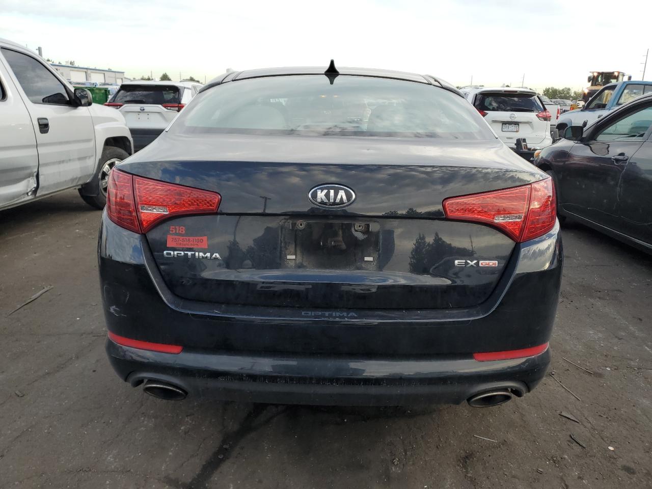 2013 Kia Optima Ex VIN: 5XXGN4A76DG205667 Lot: 72240294