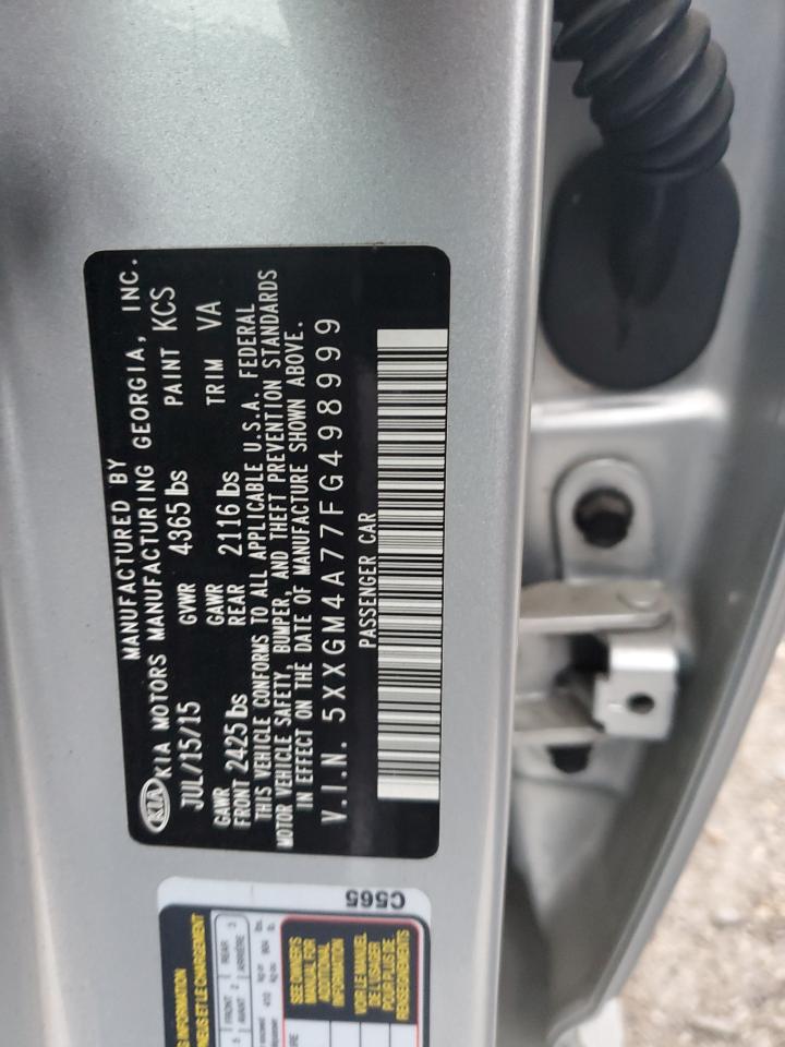 5XXGM4A77FG498999 2015 Kia Optima Lx