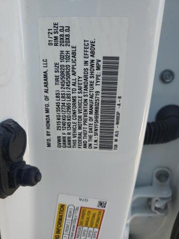 5FNYF5H69MB025719 Honda Pilot TOUR 14