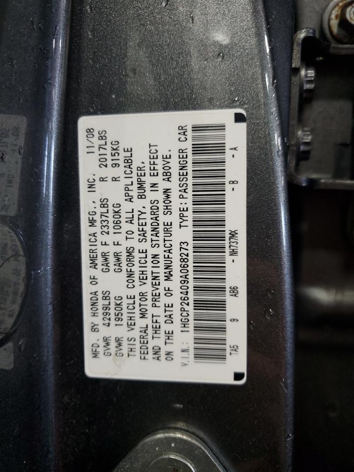 1HGCP26409A068273 2009 Honda Accord Lxp