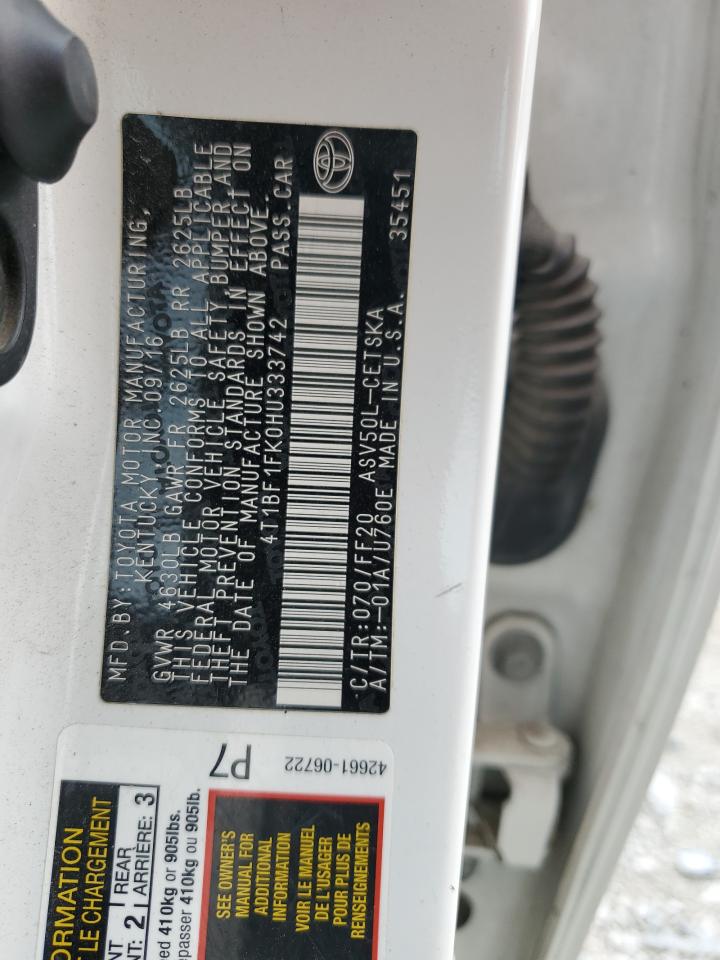 2017 Toyota Camry - Image 12