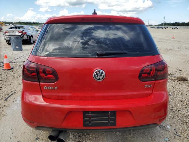  VOLKSWAGEN GOLF 2012 Червоний