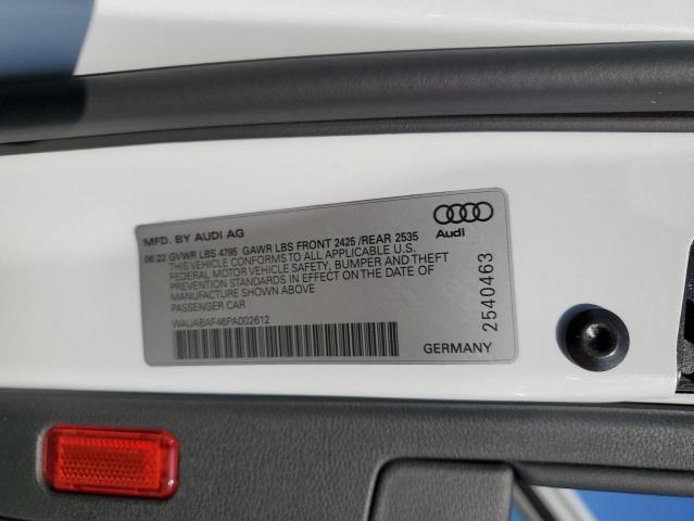 WAUABAF46PA002612 Audi A4 PREMIUM 12