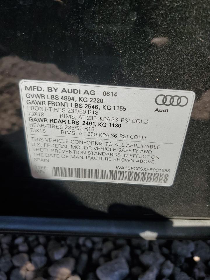 WA1EFCFSXFR001556 2015 Audi Q3 Premium Plus