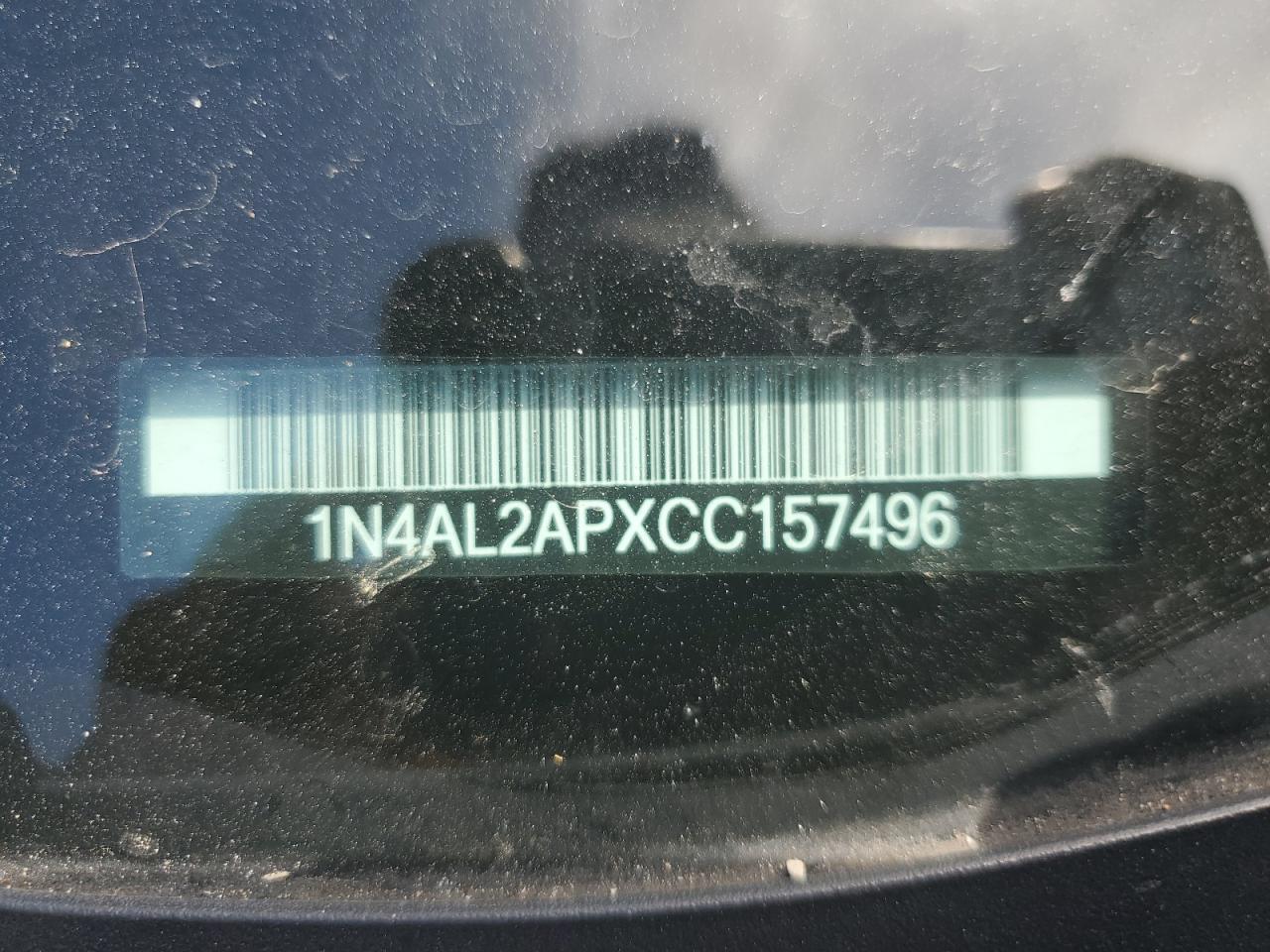 1N4AL2APXCC157496 2012 Nissan Altima Base