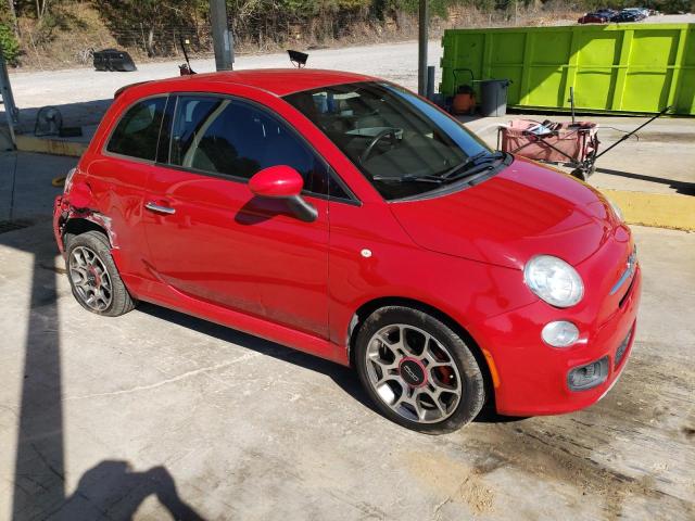  FIAT 500 2015 Красный