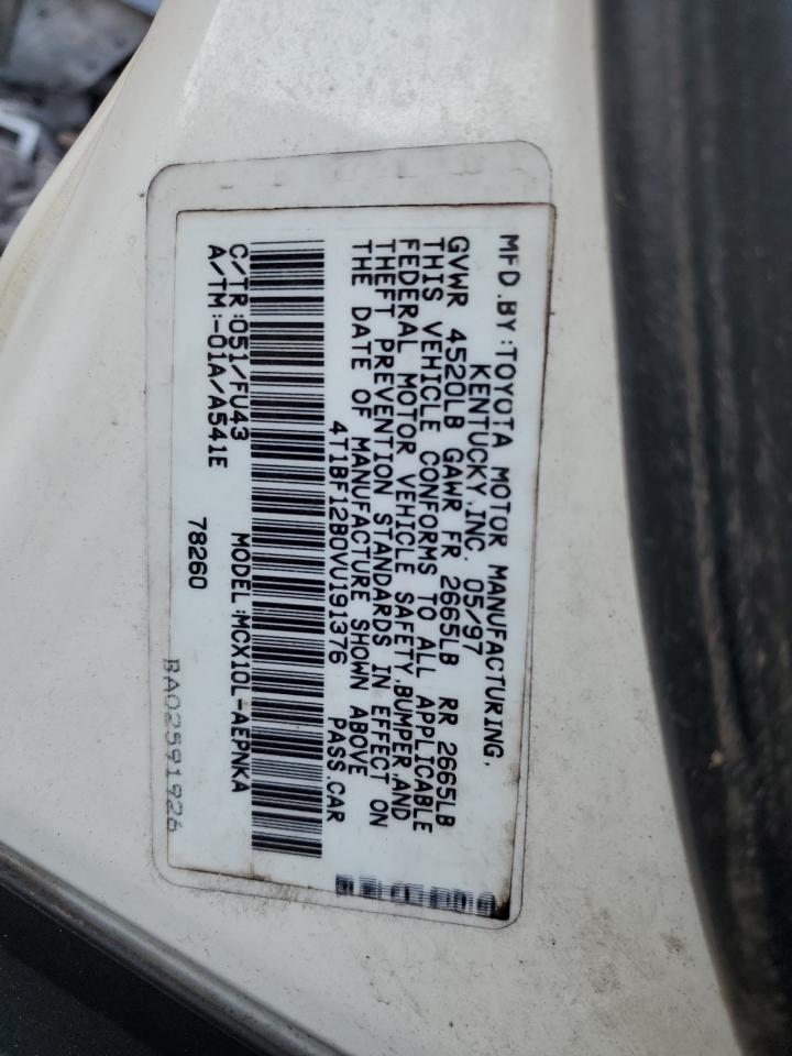 4T1BF12B0VU191376 1997 Toyota Avalon Xl