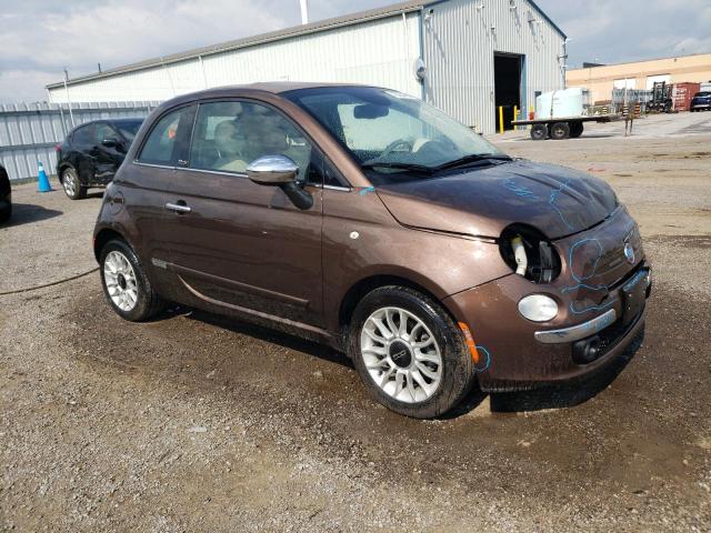 Кабріолети FIAT 500 2014 Коричневий