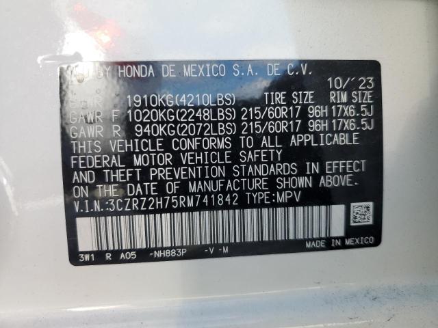 3CZRZ2H75RM741842 Honda HR-V EXL 12