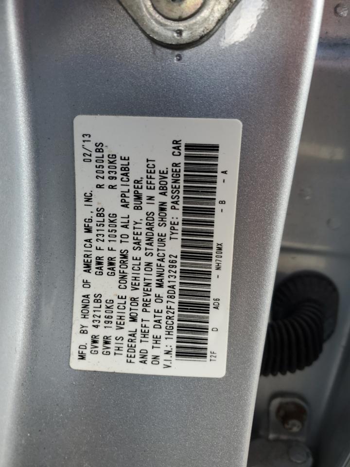 1HGCR2F78DA132962 2013 Honda Accord Ex