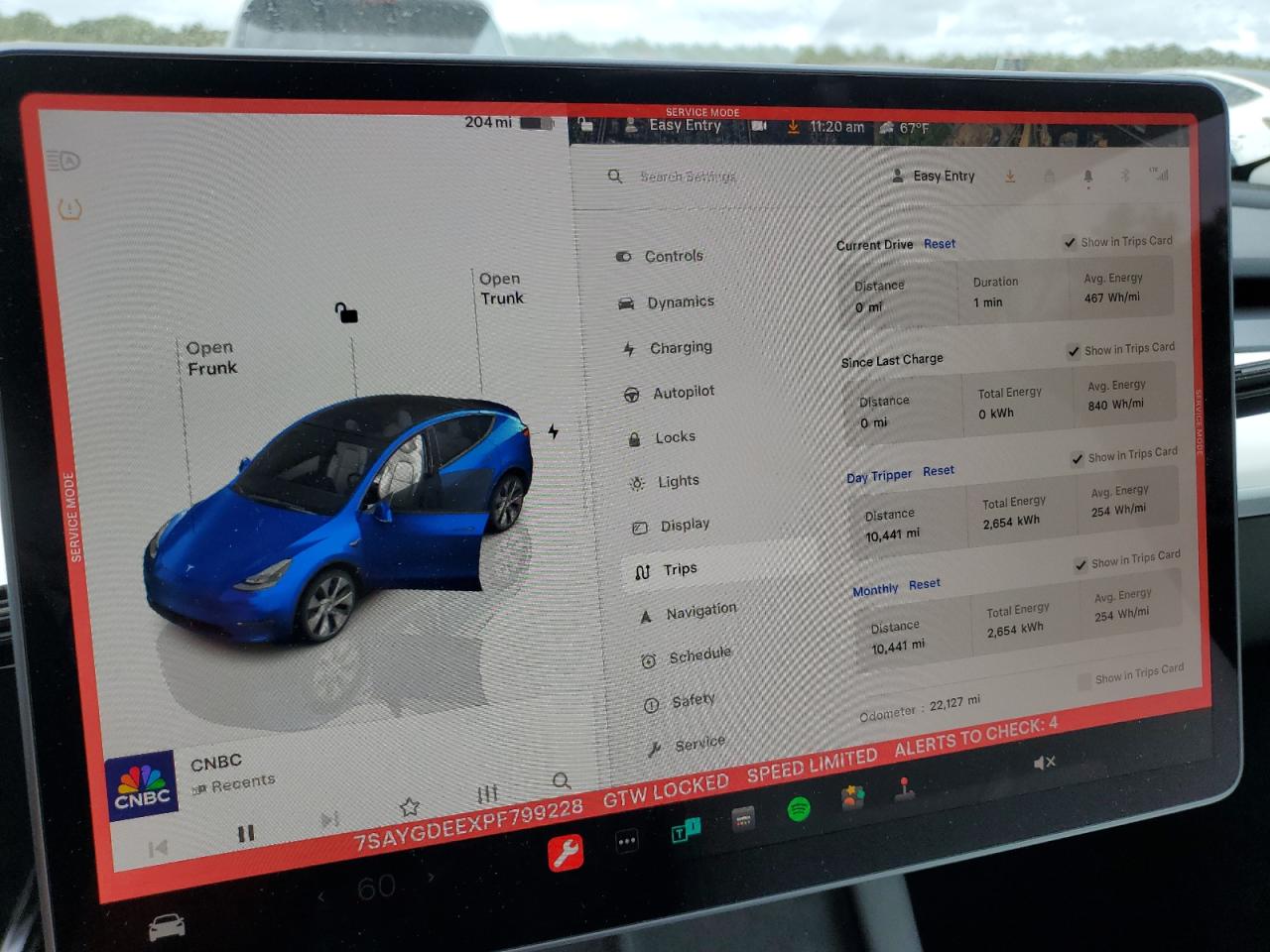 7SAYGDEEXPF799228 2023 Tesla Model Y