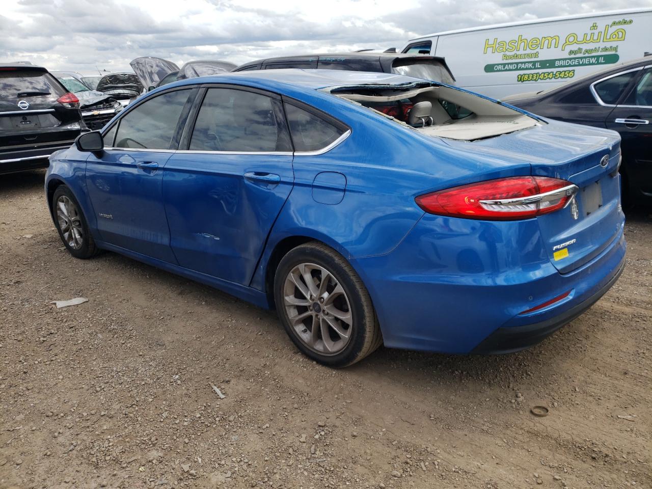 3FA6P0LU8KR204073 2019 FORD FUSION - Image 2