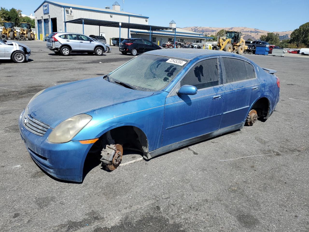 2003 Infiniti G35 VIN: JNKCV51E43M304708 Lot: 72545204