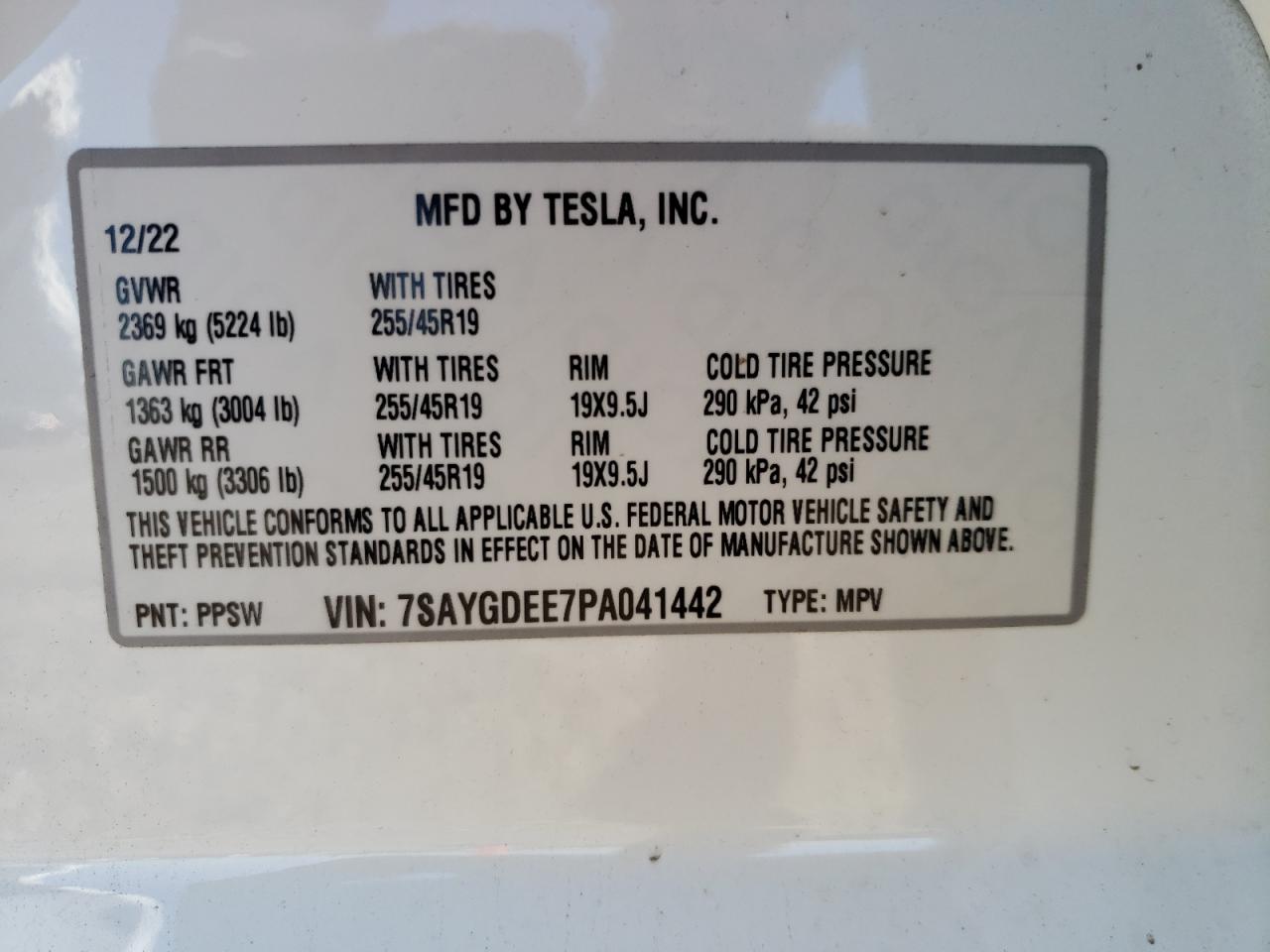 7SAYGDEE7PA041442 Tesla Model Y  13