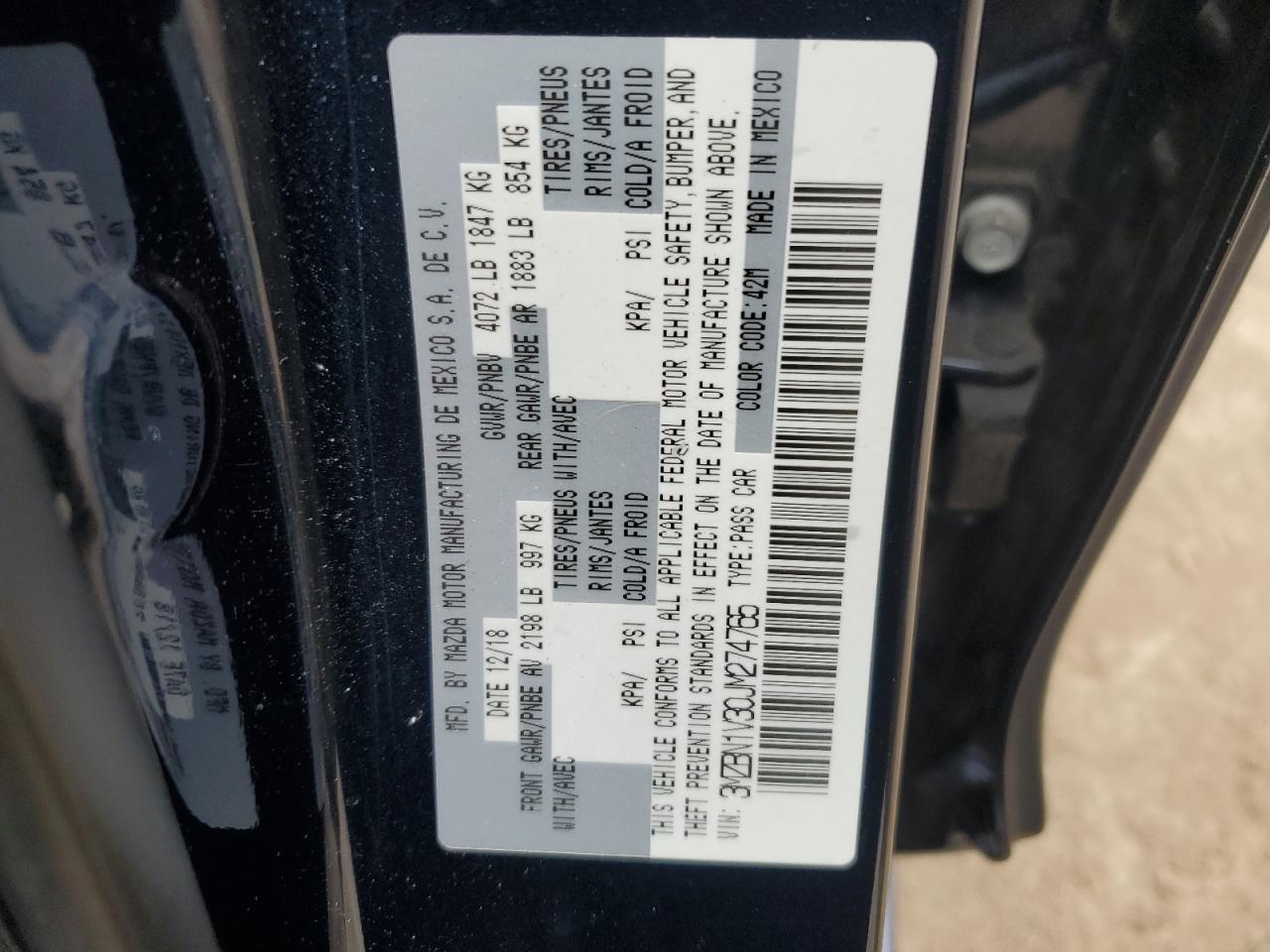 2018 Mazda 3 - Image 12