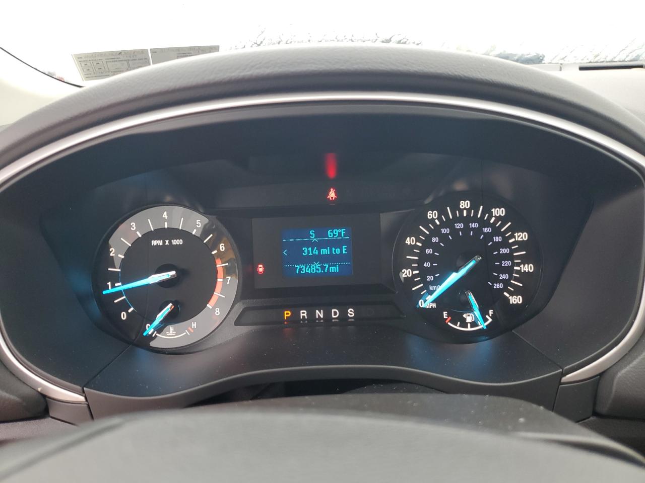 2019 Ford Fusion S VIN: 3FA6P0G75GR322805 Lot: 73640374