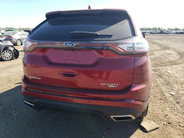  FORD EDGE 2018 Czerwony