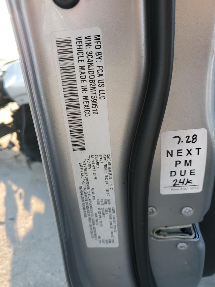 2021 Jeep Compass Trailhawk VIN: 3C4NJDDB2MT590510 Lot: 71774614